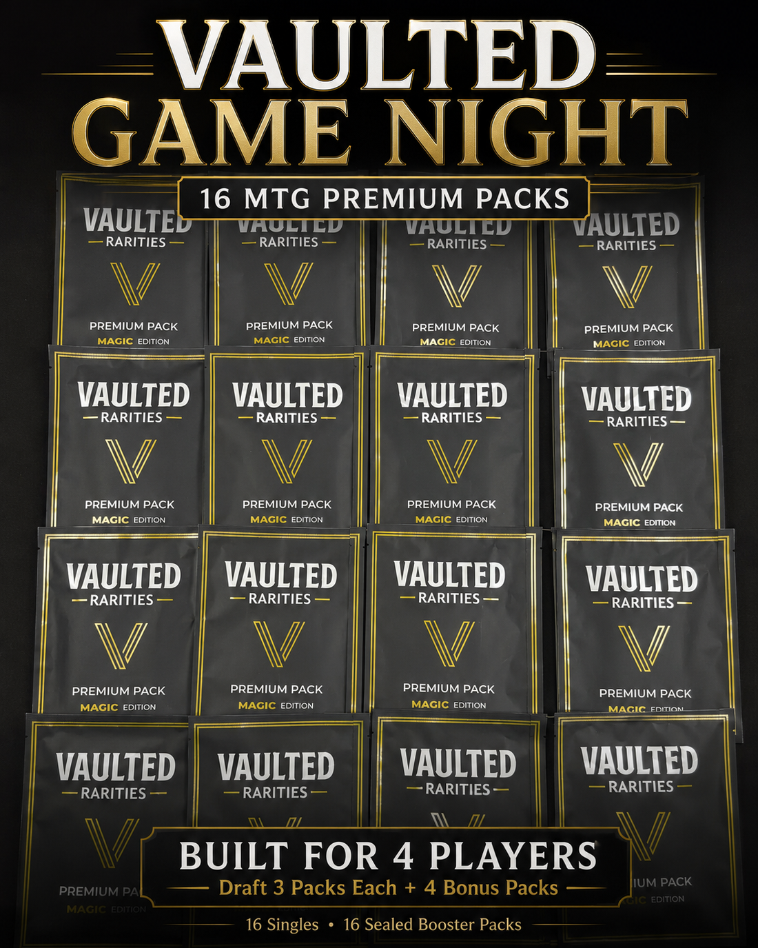 Vaulted Game Night - 16 MTG Premium Packs